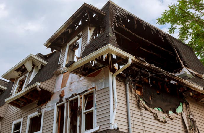 fire damage house