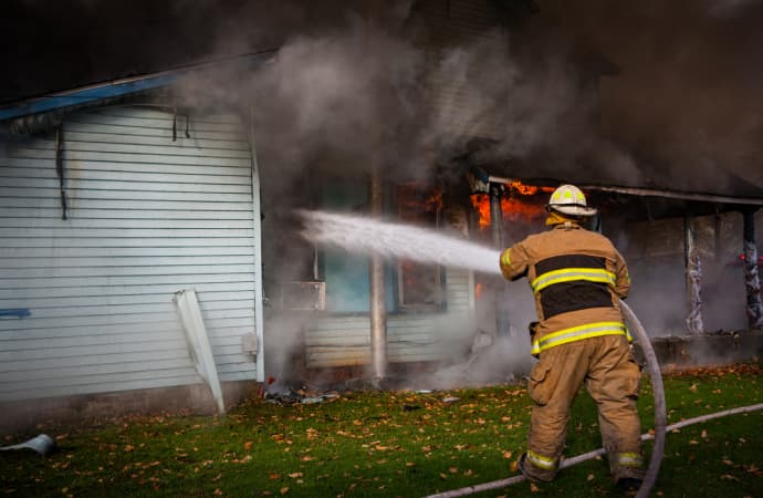 Restoration Contractor Help Fire Fighters in Billings, MT