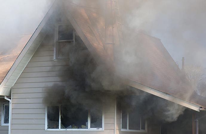 home fire smoke damage