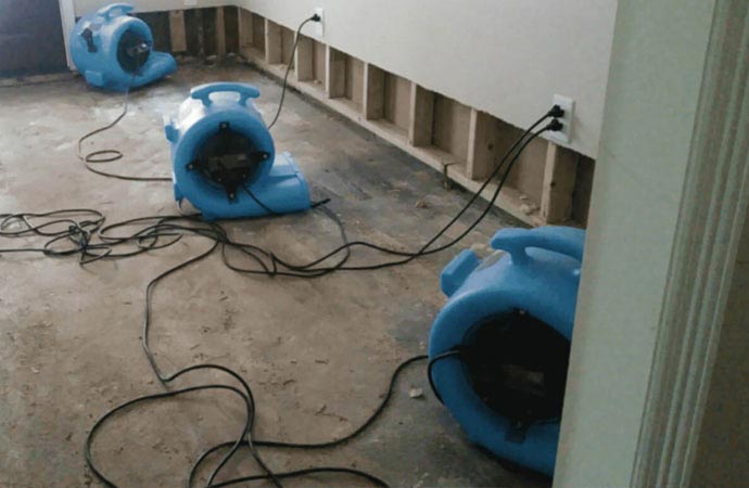 Water damage restoration equipment