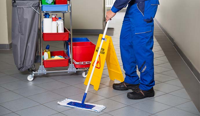 In house staff contract cleaning Service
