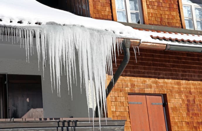 prevent the formation of ice dams