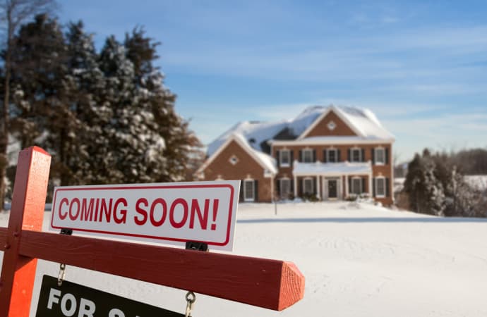 purchasing a home during winter