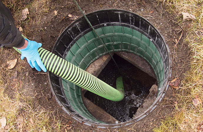 septic tank overflow cleanup