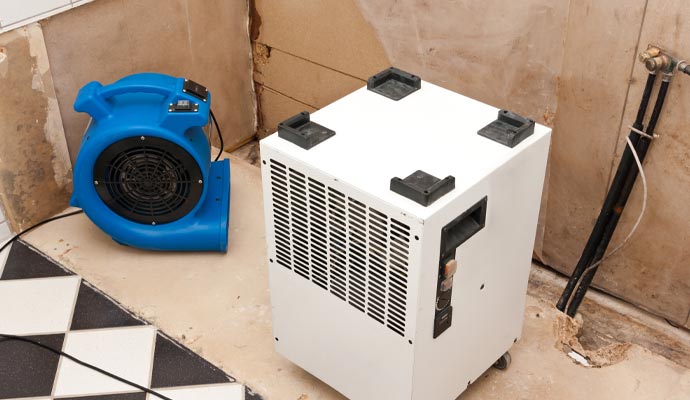 water damage restoration machines