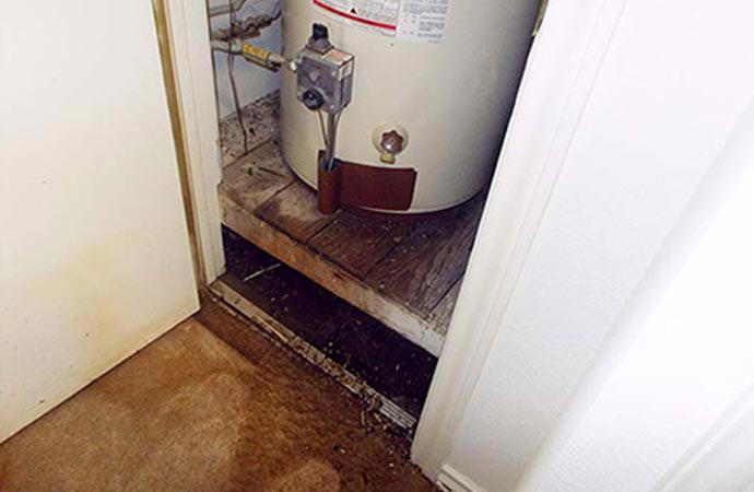 Leaking water from water heater